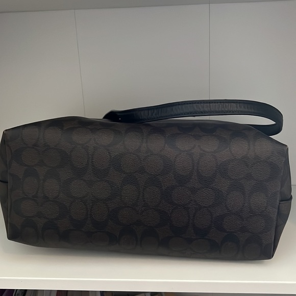 Coach signature black and brown gallery tote - Picture 3 of 11